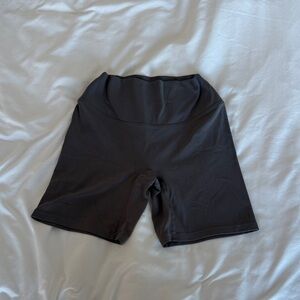 Oner Active Grey High-Waist Bike Shorts